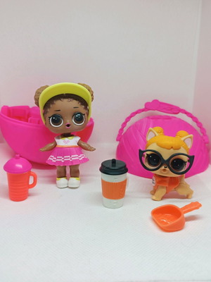 Lol Surprise doll and pet set like new with accessories