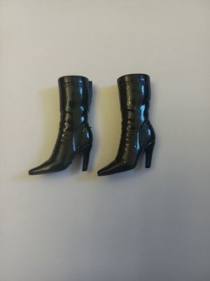 Barbie vintage black boots