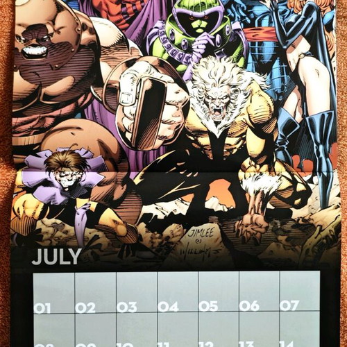 Marvel Fact Files calendar like new