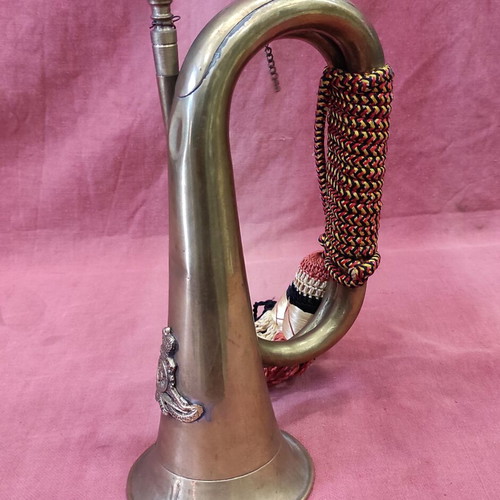 British artillery bugle from WWI and WWII, like new
