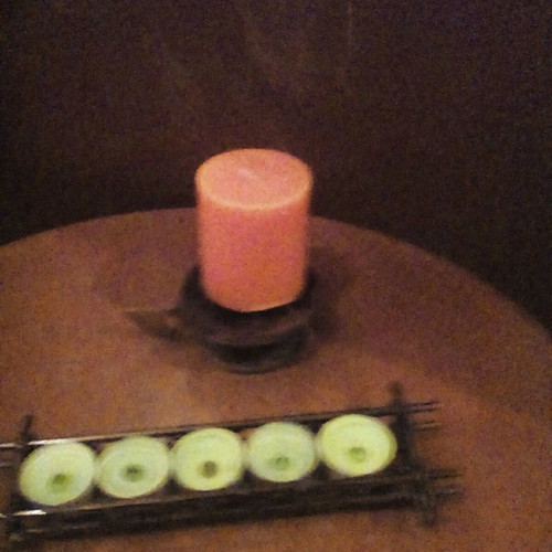Candlestick and tealight holder like new set