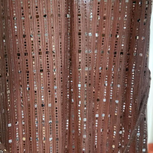 Sequin one-piece jumpsuit like new, beige and pink