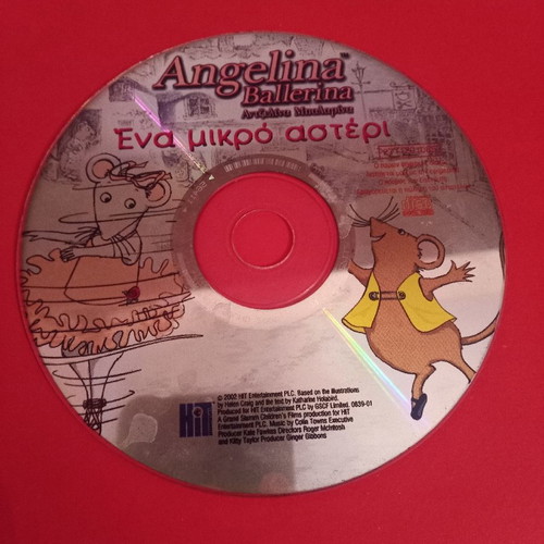 Angelina Ballerina ένα μικρό αστέρι DVD μεταχειρισμένο, μεταγλωτισμένο