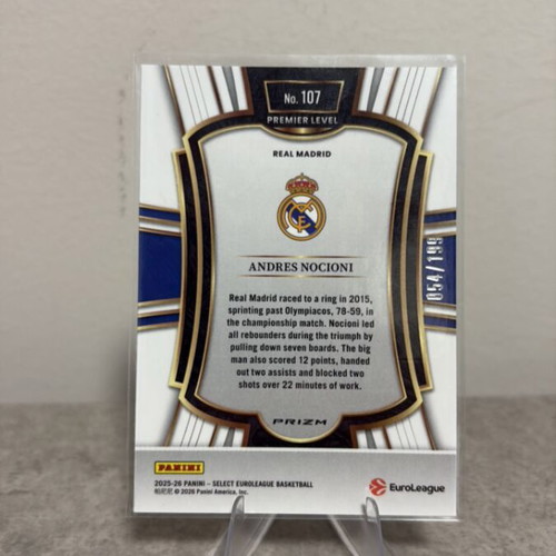 2025-26 Select EuroLeague Andres Nocioni Red Prizm card #107