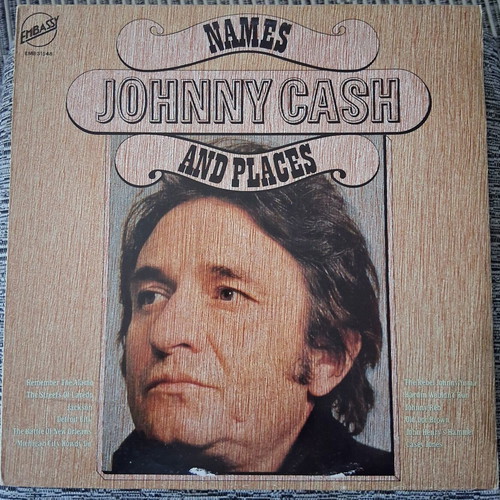 Johnny Cash Names and Places LP used, country