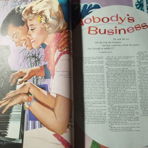 Journal vintage magazines used, pack of 2, April 1958 & February 1959
