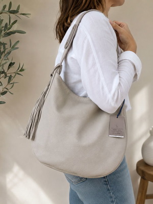 Park House Lisa Tainer shoulder bag, 100% genuine leather, off-white