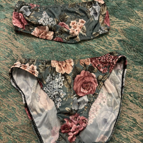 Swimsuit set used, multicolor, size XS