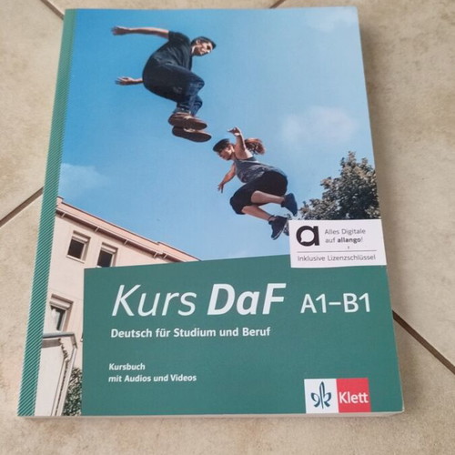 Kurs DaF A1-B1 German language book like new