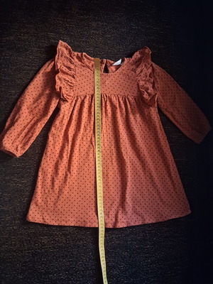 Zara dress for girl 4-5 years, brick red