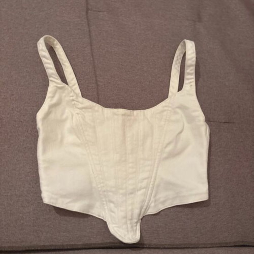 Zara corset top like new, turquoise, size XS