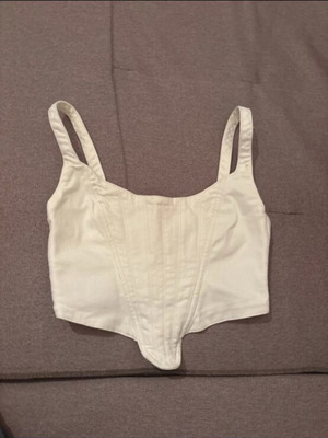 Zara corset top like new, turquoise, size XS
