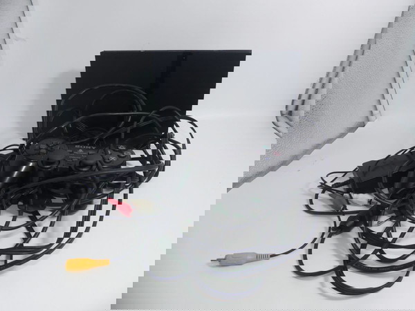 ΚΟΝΣΟΛΑ PS2 SLIM ΠΛΗΡΩΣ ΛΕΙΤΟΥΡΓΙΚΗ