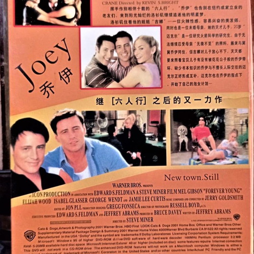Joey DVD collection 5 discs with English subtitles, traditional and new Chinese