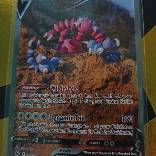 Drapion V Crown Zenith Pokemon card 2023