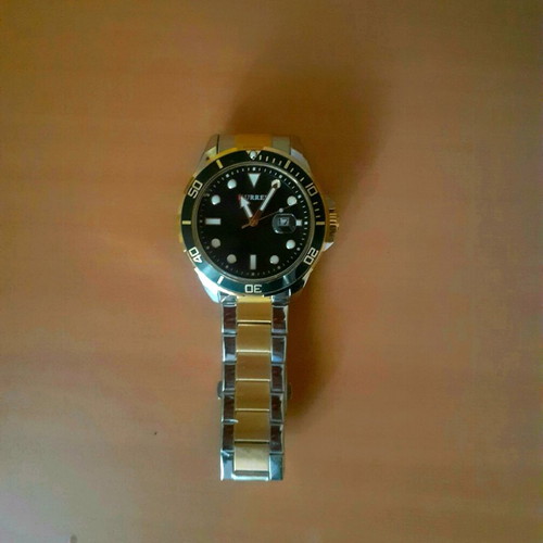Curren 8388 men's watch new, black and gold