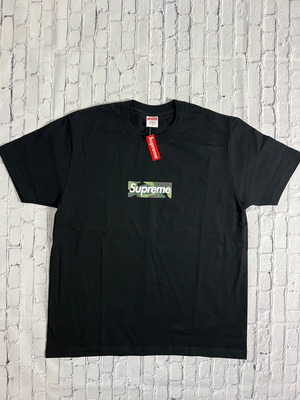 Supreme Camo Box Logo Tee size Medium new, black