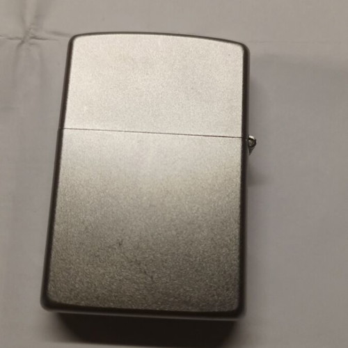 Zippo 205 Satin Chrome lighter, authentic, 2009