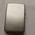 Zippo 205 Satin Chrome lighter, authentic, 2009
