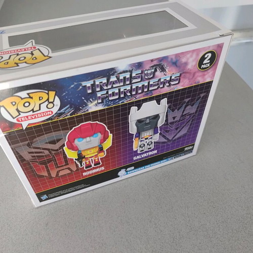 Funko Pop! Transformers Rodimus & Galvatron Limited Edition new