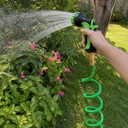 Coil Garden Hose 15m new, flexible and lightweight