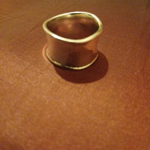 Stainless steel ring like new, silver, size 20.2mm