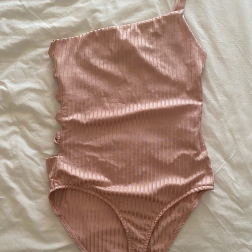 ZARA bodysuit used, size M, pink with cutouts