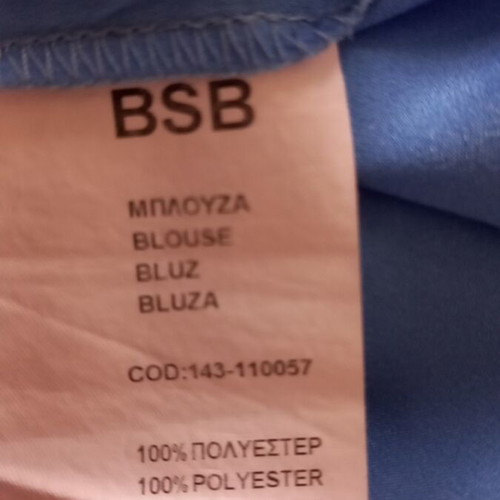 BSB women's blouse, blue, size M/38/10