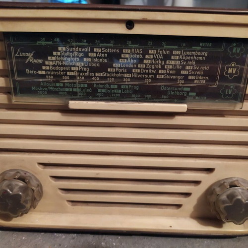 Vintage Luxor Radio Colibri used, 1950s from Sweden