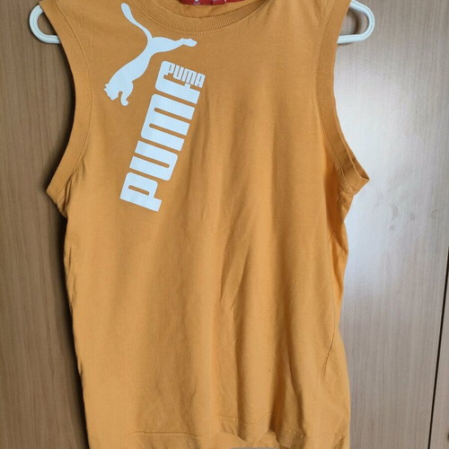 Puma αμάνικη μπλούζα μεταχειρισμένη, μέγεθος M, πορτοκαλί