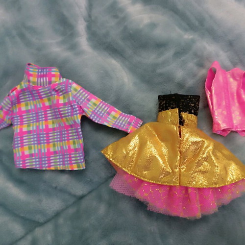 Barbie and Sindy clothes used, pack of 3 pieces
