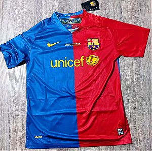 Barcelona home 2008/09 with name:Messi no.10, size M