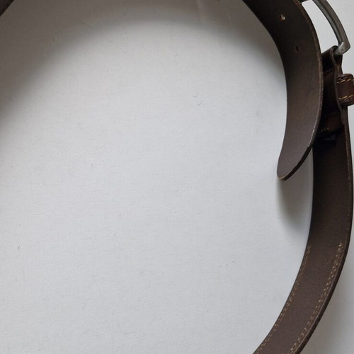Massimo Dutti vintage leather belt size 85 used, brown
