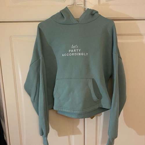 Cotton sweatshirt mint color size M like new