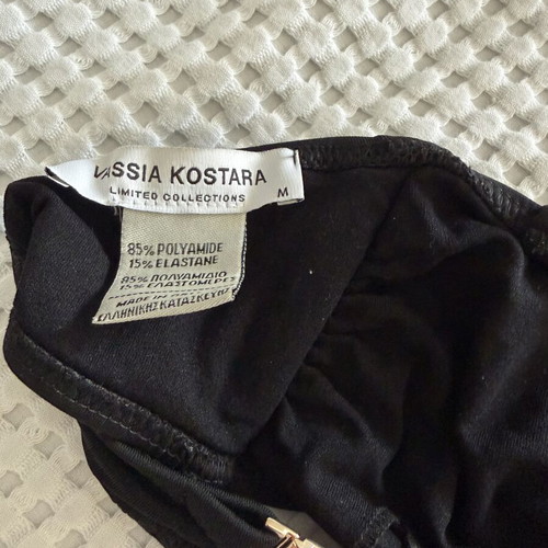 Vassia Kostara Bikini Top black, like new, size M