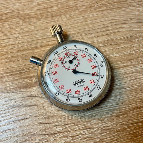 Leonidas/Heuer Vintage Chronograph manual winding like new