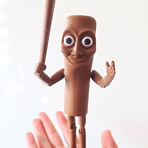 Tung Tung Tung Sahur figure new, 3D printed