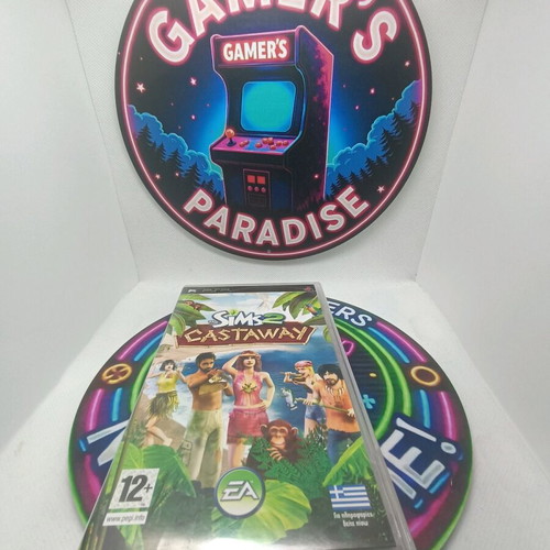 The Sims 2: Castaway for Sony PSP like new, Greek cover