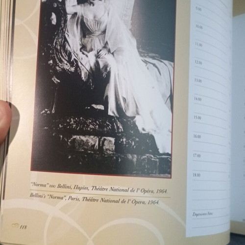 Diary 2005 with Maria Callas like new