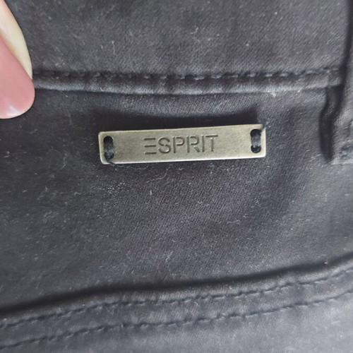 Esprit skinny μαύρα τζιν βερμούδα σαν καινούργια, μεγέθη XL-2XL