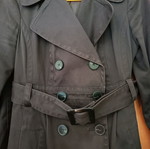 Zara women's trench coat used, brown, size M