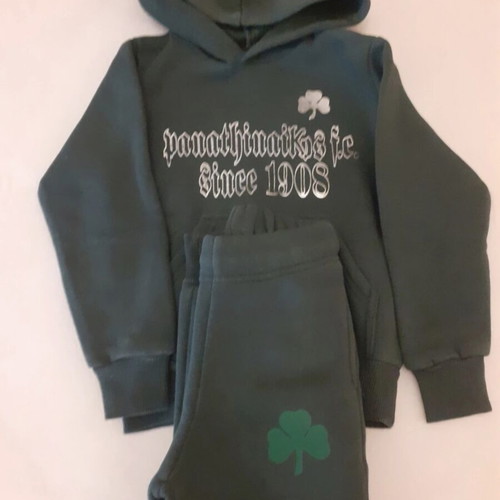 Panathinaikos original baby clothing set, warm, age 2-3 years