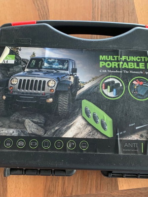 Jump starter case and cables used for car battery