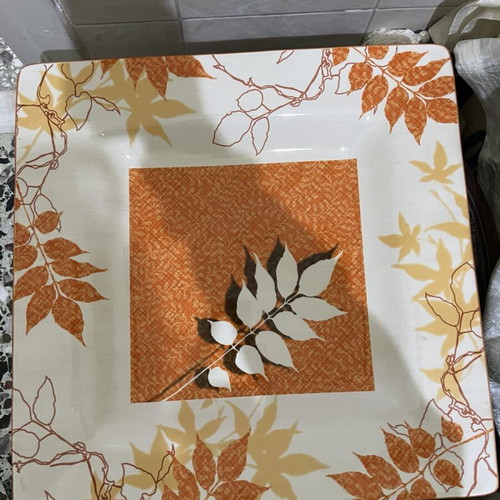 Omnishop Large Square Serving Platter New