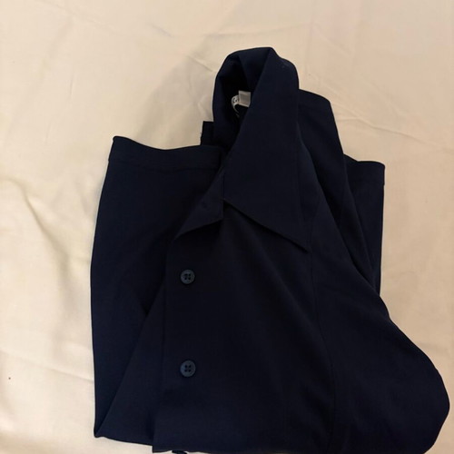 Sabrina shirt navy blue like new, size M/L