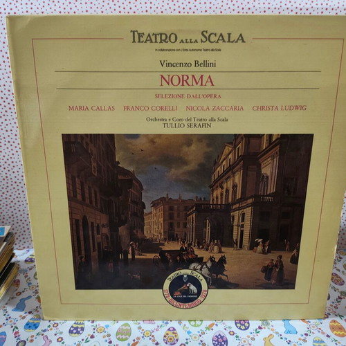 Bellini Callas Norma vinyl record used, classical
