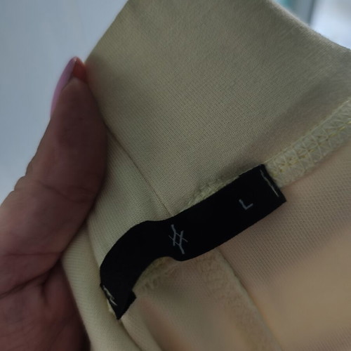 Yellow bell-bottom pants like new, size L/40/12