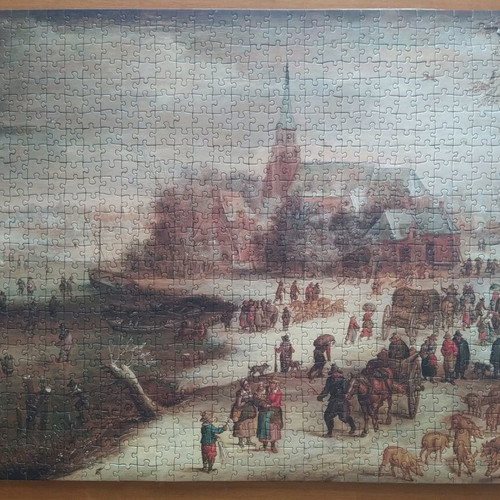 Puzzle Ravensburger Brueghel 1000 used, complete