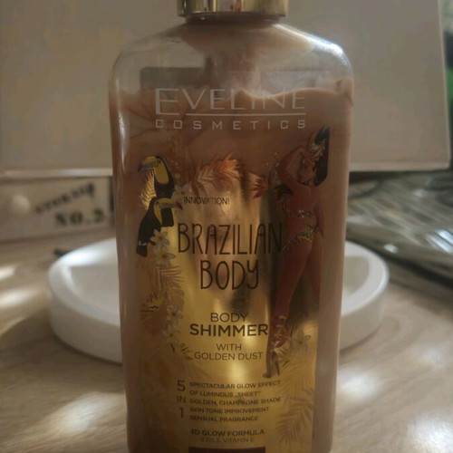 Eveline Body shimmer used, high concentration