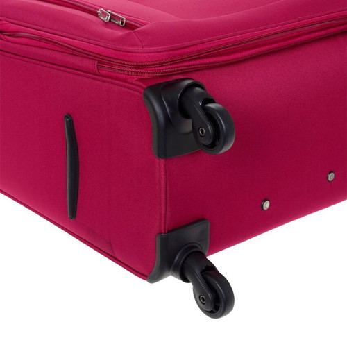 Diplomat ZC 444 suitcase set dark red, large and cabin